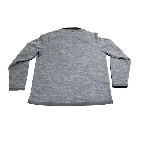 NWT Eddie Bauer EB250 Sweater Fleece Full Zip Men Size XL Gray Jacket Heathered - Picture 3 of 5
